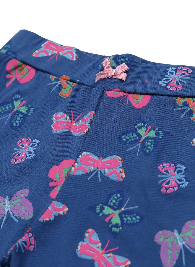 BONTOTS Infant Girls Flutter Fun Printed Organic Cotton Pyjama - Image 4